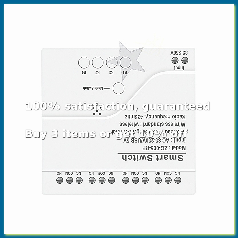 Smart Light Switch - 4CH Zigbee Smart Light Switch Module