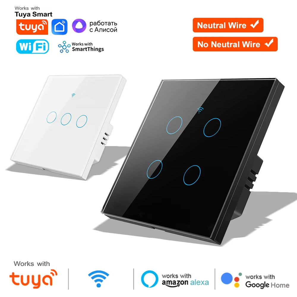Smart Light Switch - WiFi RF 433mhz Touch Wall Light