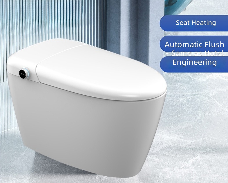 Smart Home Hotel - Heated Smart Toilet Seat, Automatic Flushing,
