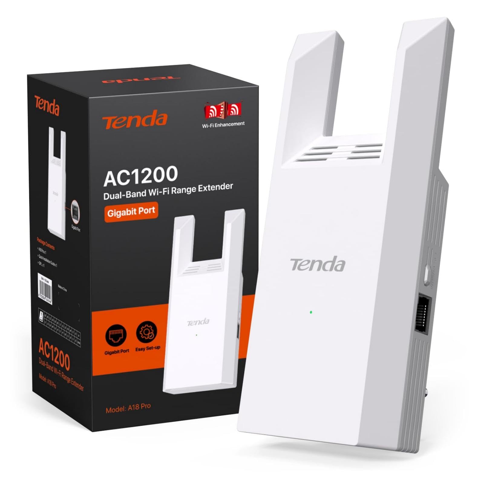 Smart Home Router - TENDA 1000MBPS WIFI AMPLIFIER DUAL BAND