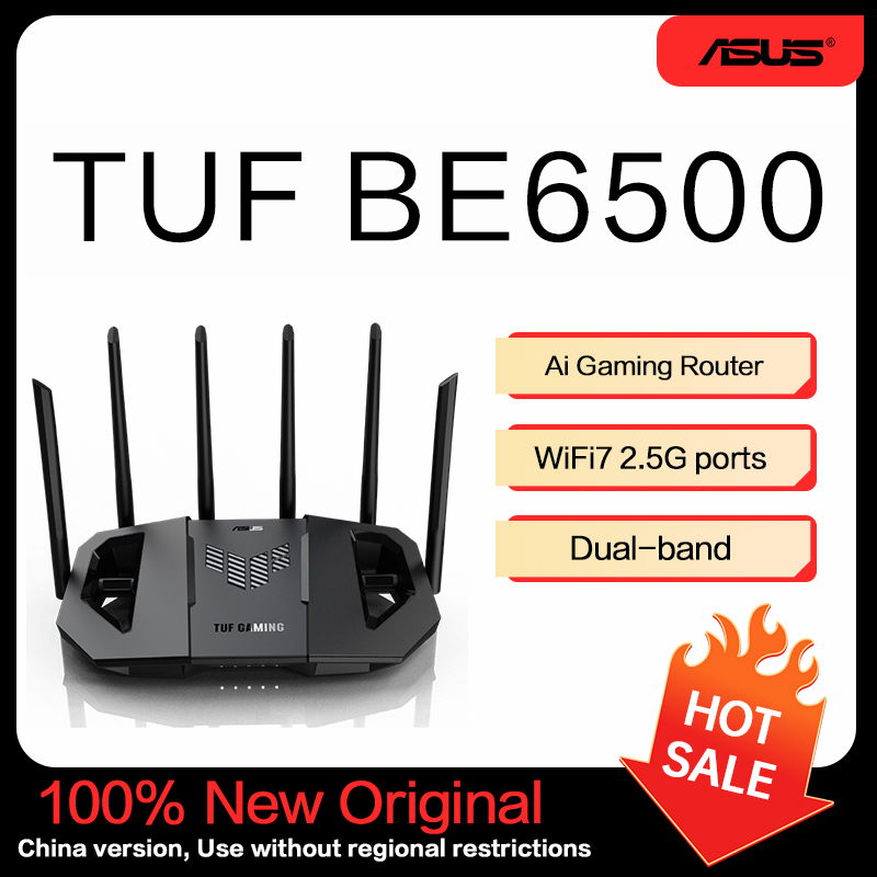 Smart Home Router - ASUS WiFi7 TUF GAMING BE6500 Gaming