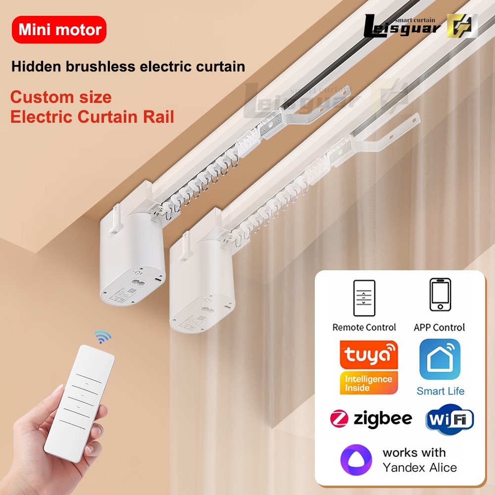 Smart Curtain Robot - Mini Motor Tuya Wifi Alexa Zigbee