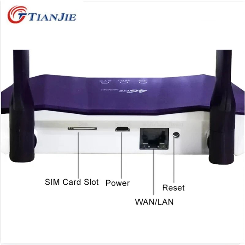 Tianjie 4G Sim Card Router khô - đánh giá và giá Smart Home Router