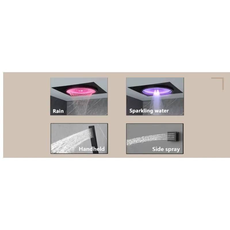 Smart LED Shower Set Bathroom  - đánh giá và giá Smart Home Hotel
