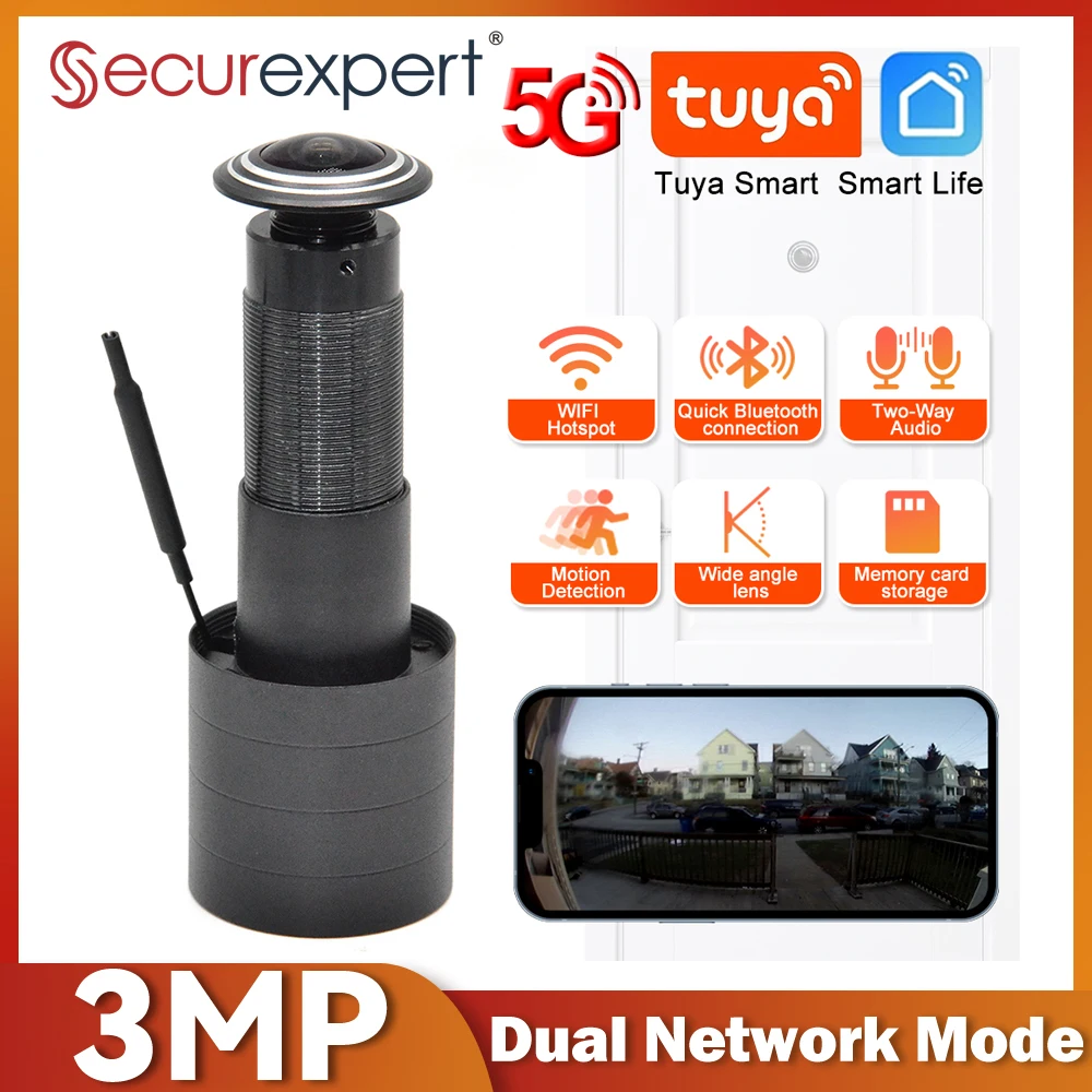 3MP HD 2.4G/5G WiFi Door Viewe - đánh giá và giá Smart Home Camera Ezviz