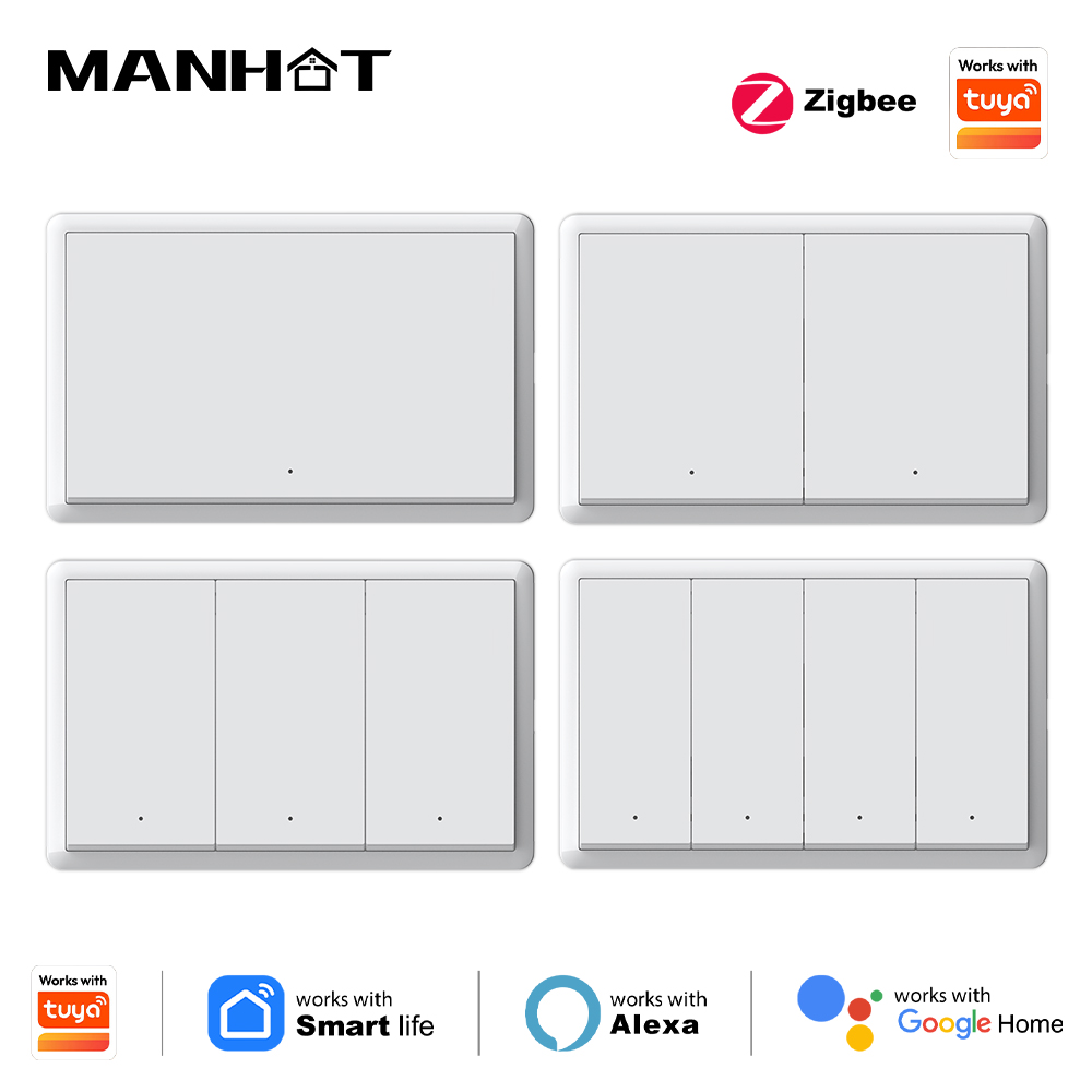 Manhot Smart zigbee Switch No  - đánh giá và giá Smart Light Switch