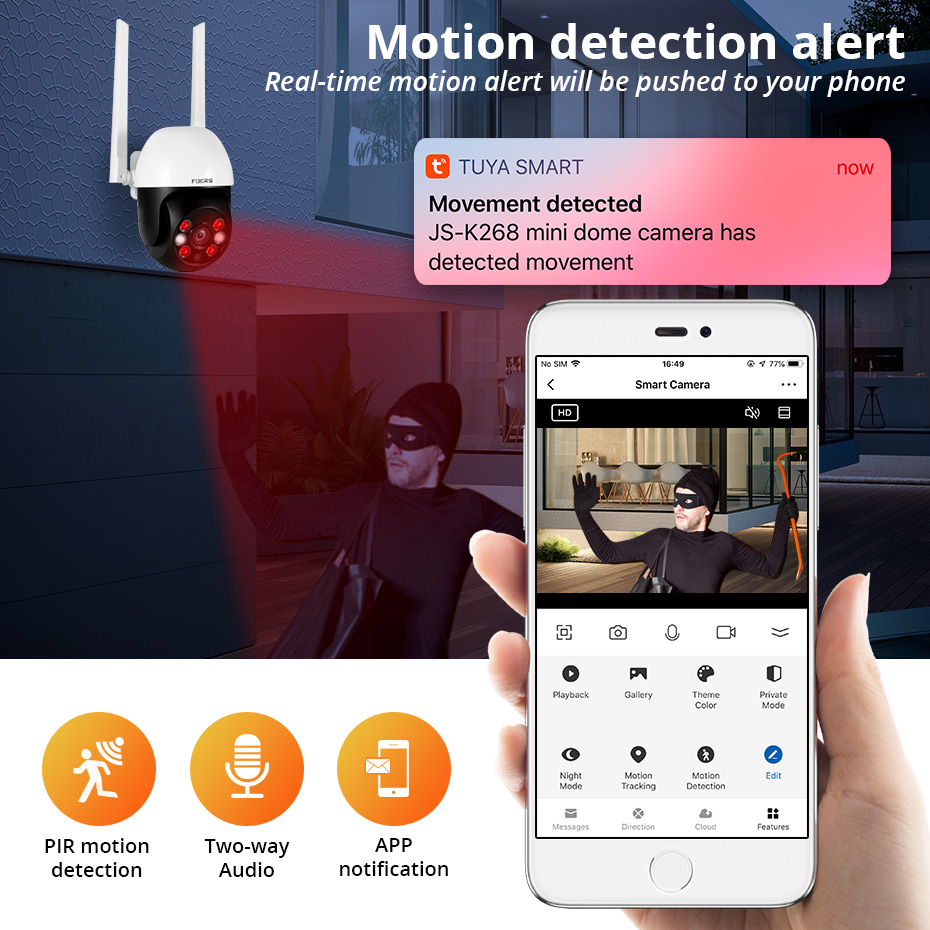 Fuers 8MP 4K IP Camera Outdoor - đánh giá và giá Smart Home Camera Ezviz
