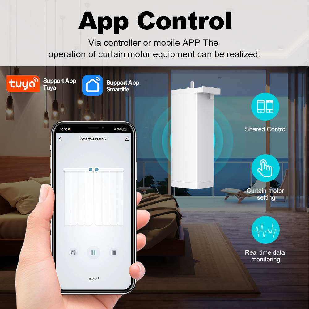 Smart Life Zigbee/WIFI Electri - đánh giá và giá Smart Curtain Robot
