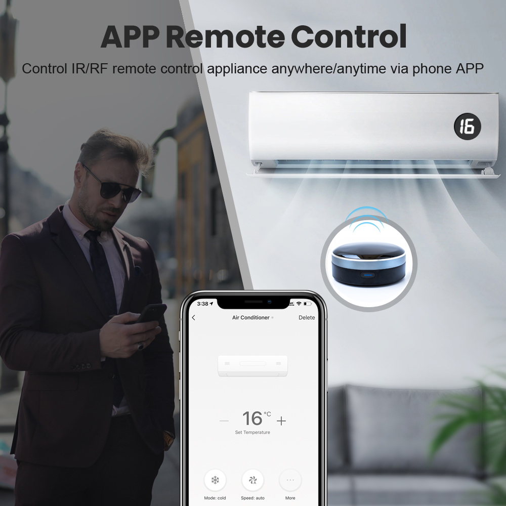 Tuya IR RF 433/315 Universal W - đánh giá và giá Smart Home Orvibo