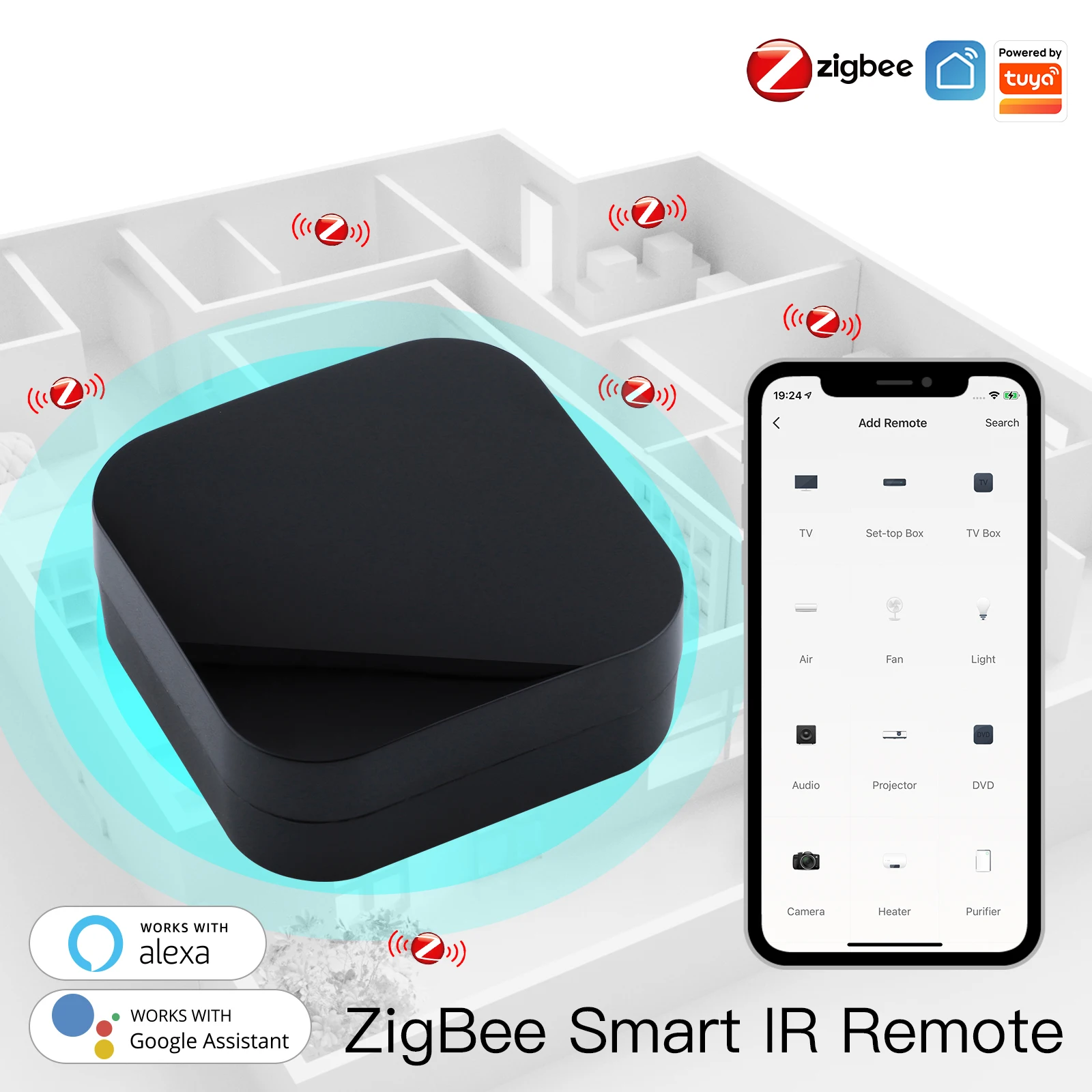 Zigbee Smart IR Remote Control - đánh giá và giá Smart Home Orvibo