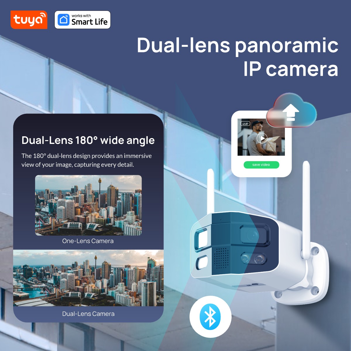 Tuya Smart 4MP 2.5K Dual-Lens  - đánh giá và giá Smart Home Camera Ezviz