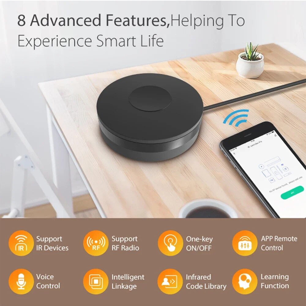Tuya Smart Wifi RF IR Remote C - đánh giá và giá Smart Home Lg