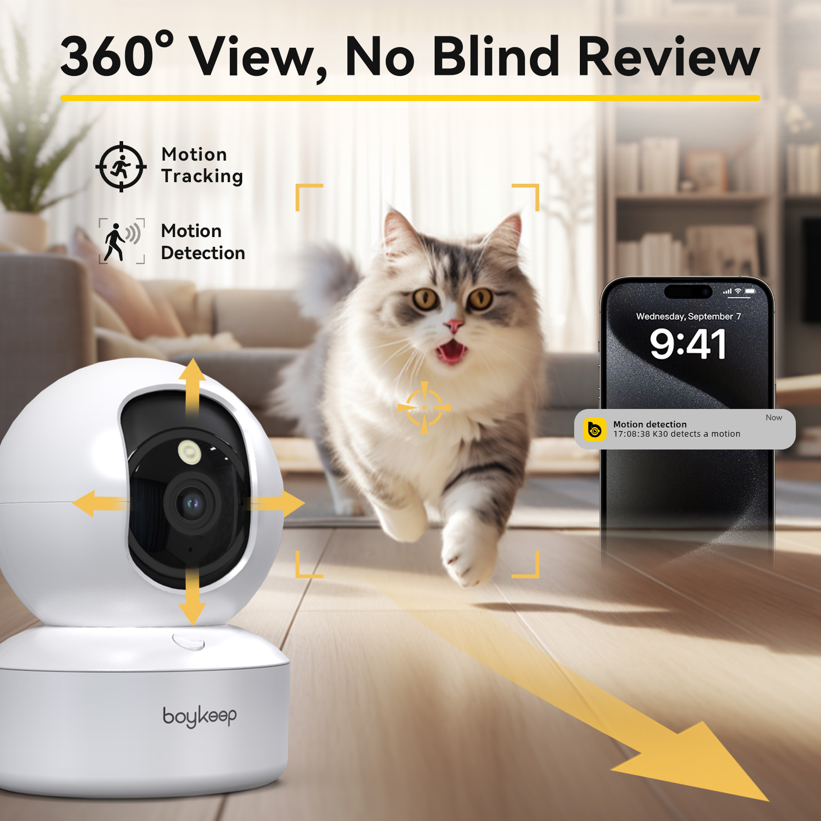 Boykeep 2K Pet Dog Camera with - đánh giá và giá Smart Home Camera Ezviz