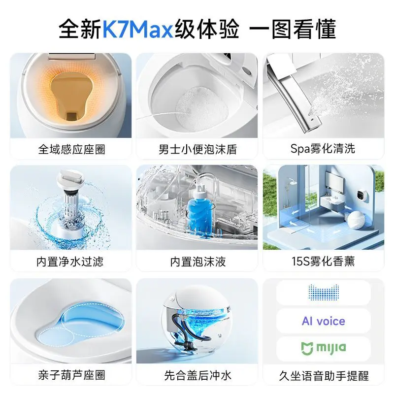 Mini egg smart toilet upgrade  - đánh giá và giá Upgrade Smart Home