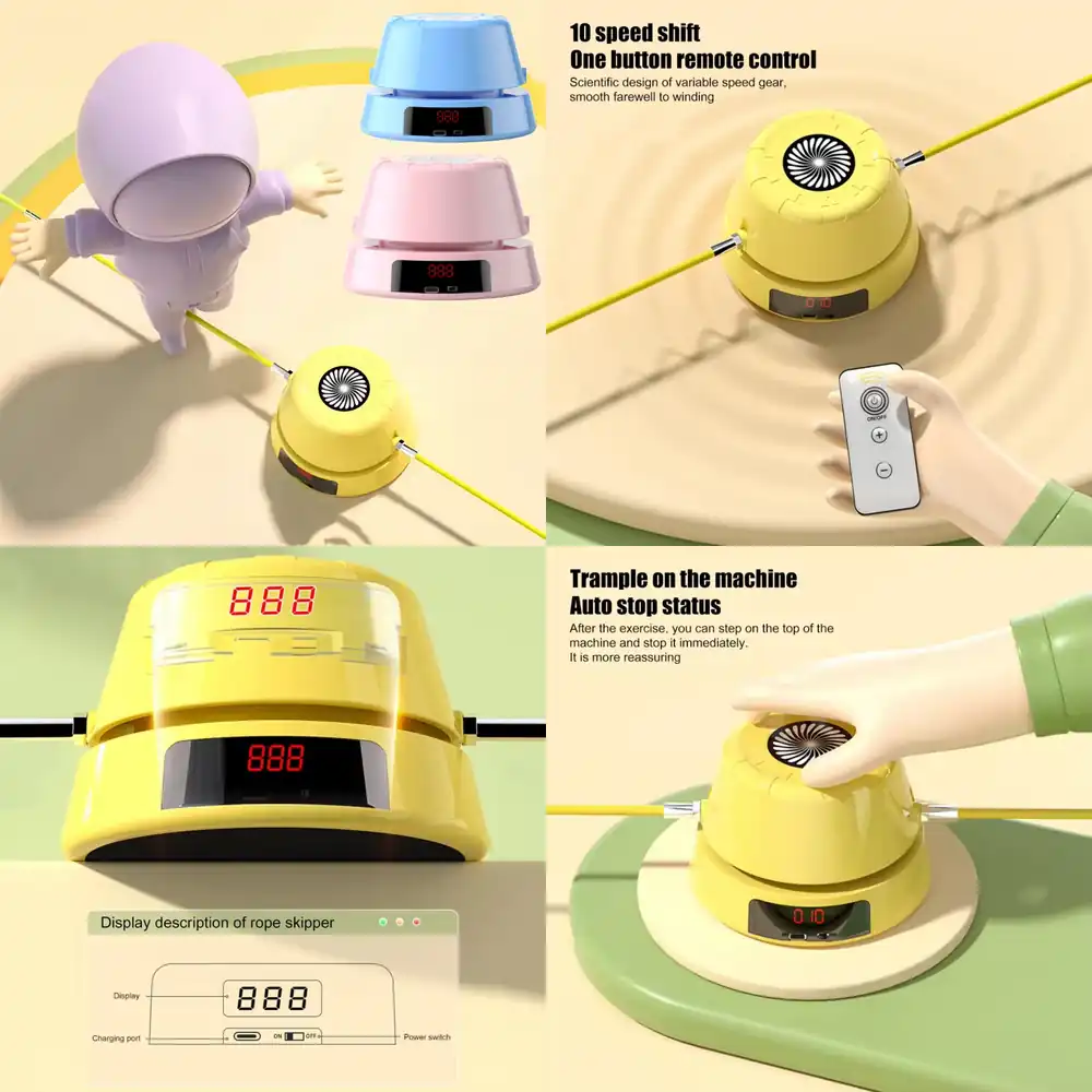 WAP01  Smart Electric Skipping - đánh giá và giá Smart Home Gym