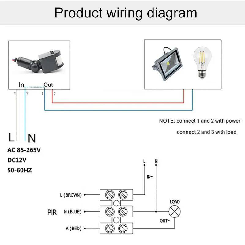 Motion Sensor PIR Switch Light - đánh giá và giá Pir Motion Sensor