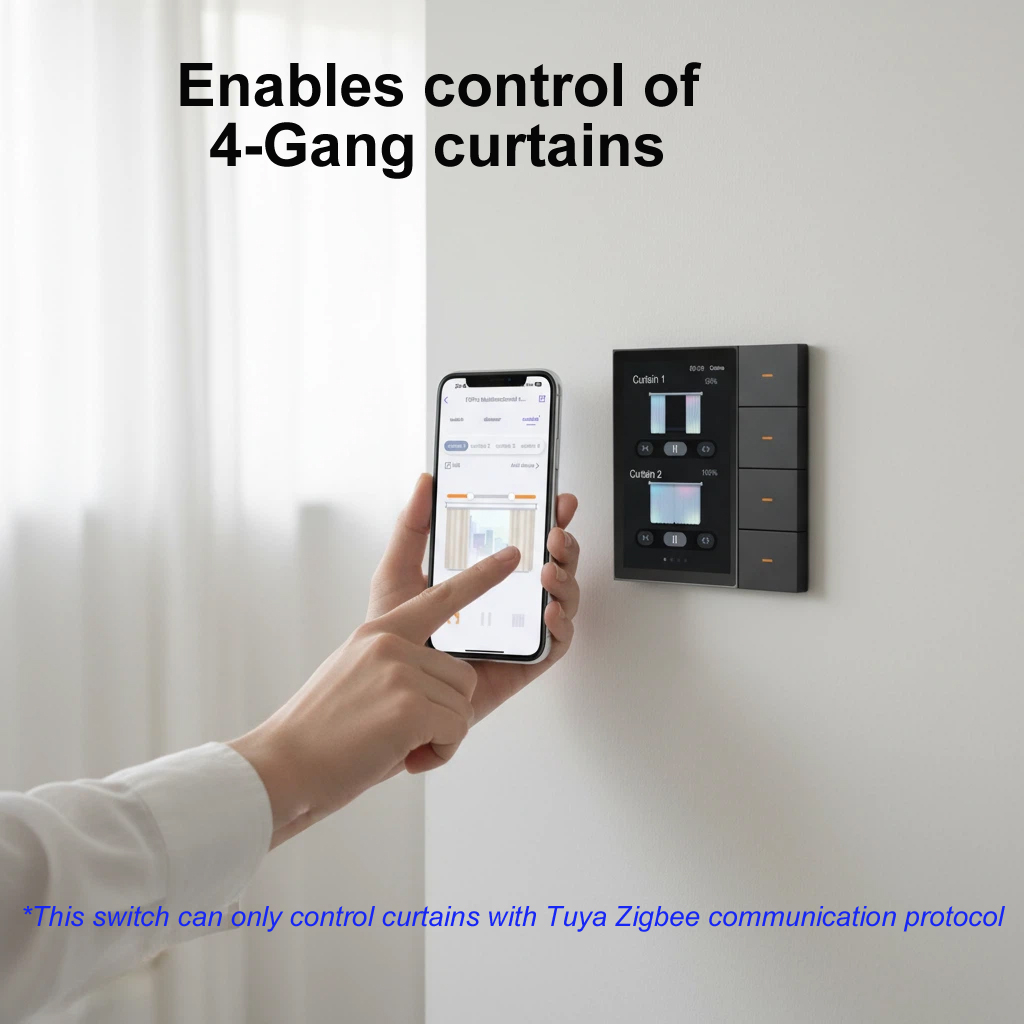 F3-pro Tuya Smart Panel ZigBee - đánh giá và giá Smart Home Panel