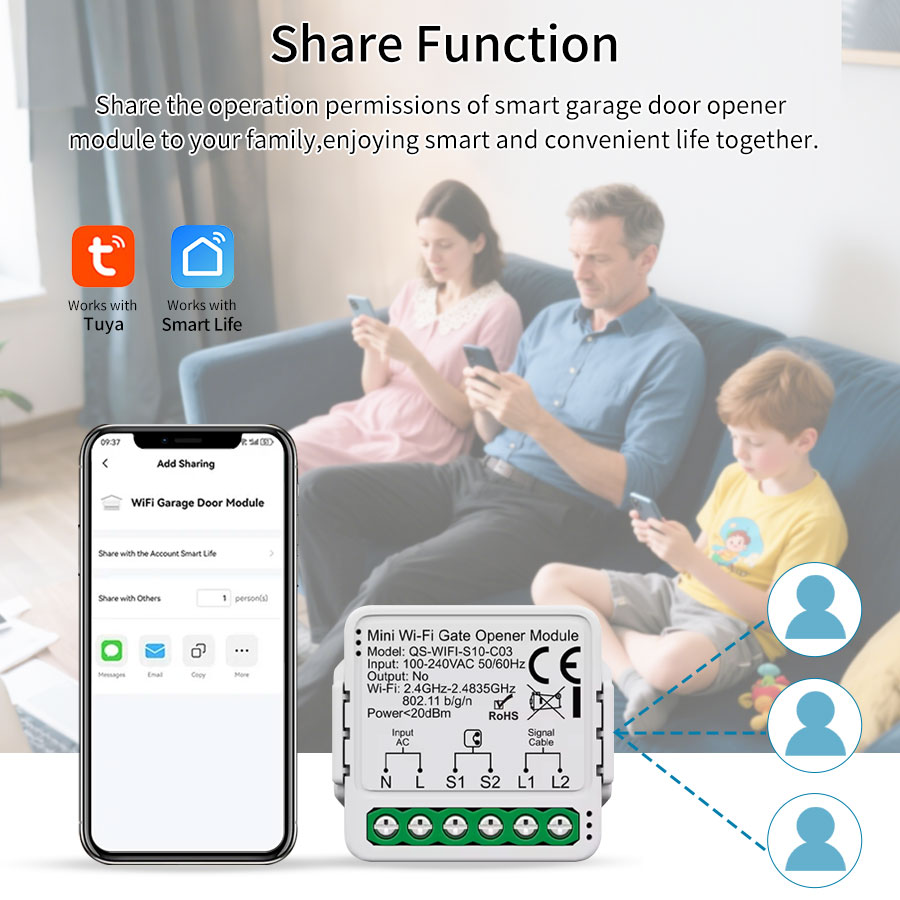 Tuya Smart WiFi or Zigbee Gara - đánh giá và giá Wireless Door Sensor
