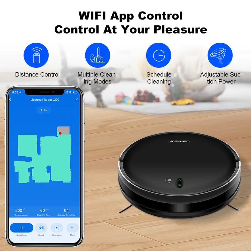 for LIECTROUX L200 Robot Vacuu - đánh giá và giá Vacuum Cleaner Smart Home