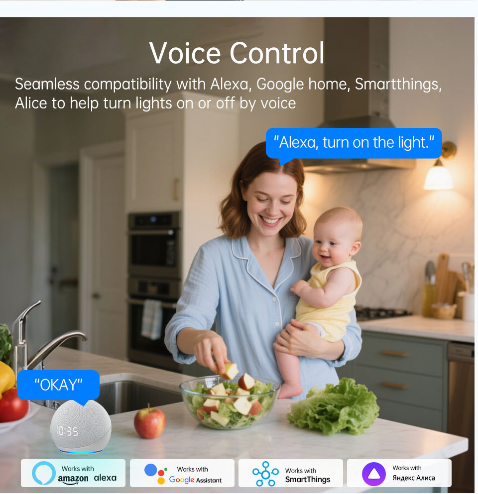 1 2 3 4 Gang WiFi RF 433mhz To - đánh giá và giá Smart Light Switch