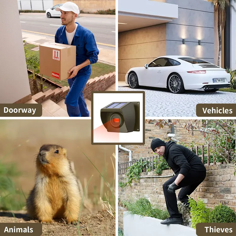 Outdoor Solar - Powered Wirele - đánh giá và giá Pir Motion Sensor