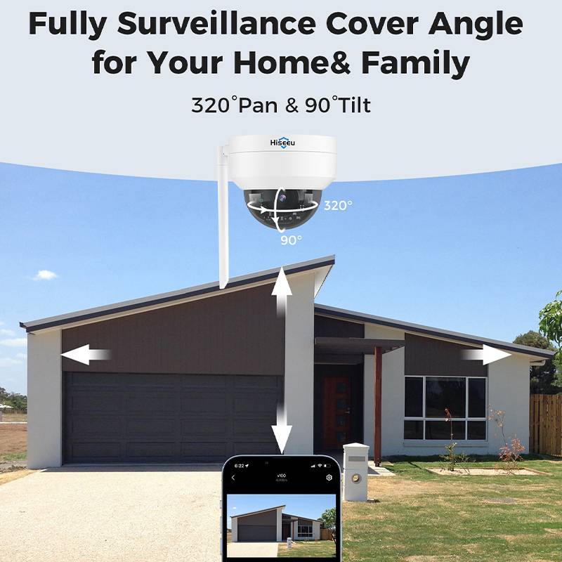 Hiseeu WHC905 5MP PTZ Wireless - đánh giá và giá Smart Home Camera Ezviz