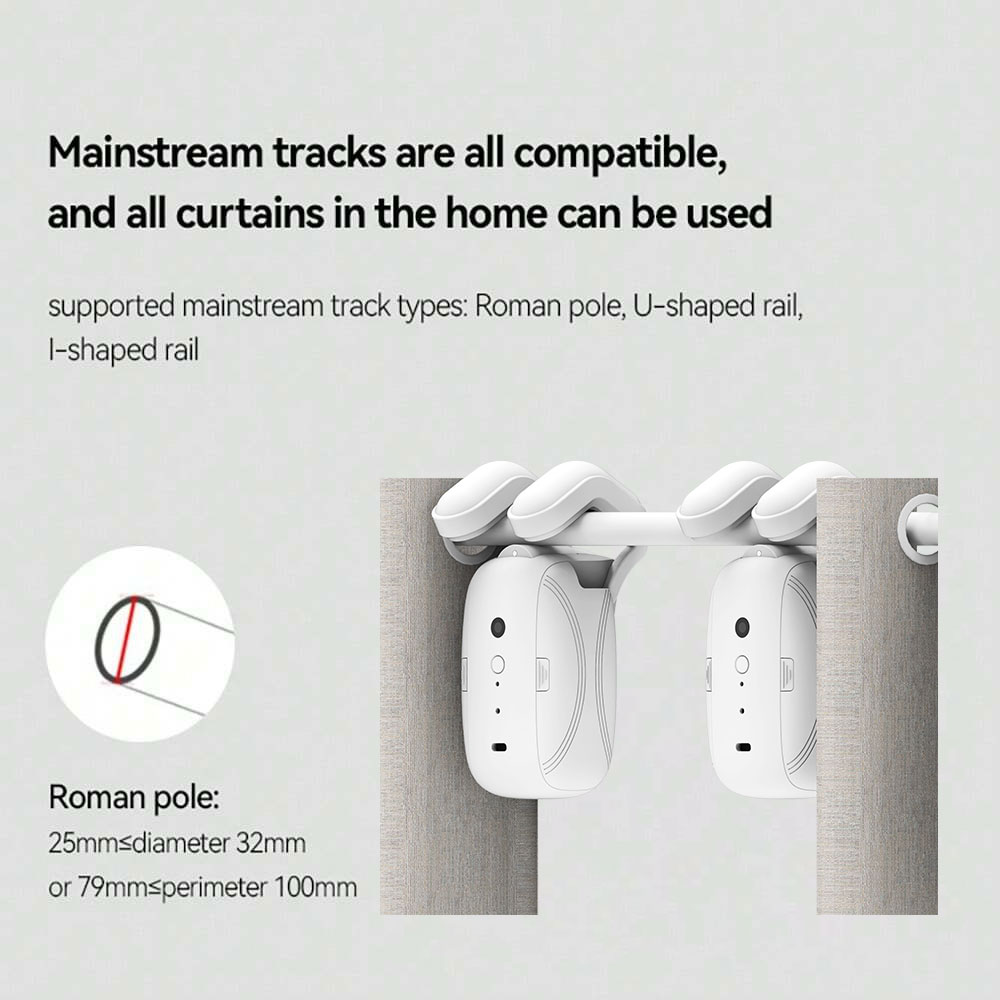 Automatic Curtain Opener Zigbe - đánh giá và giá Smart Curtain Robot