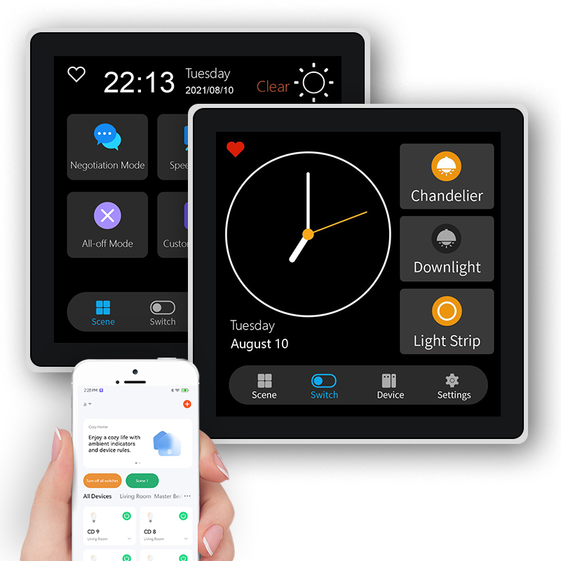 FUERS 4 Inch Touch Screen Mult - đánh giá và giá Smart Home Panel