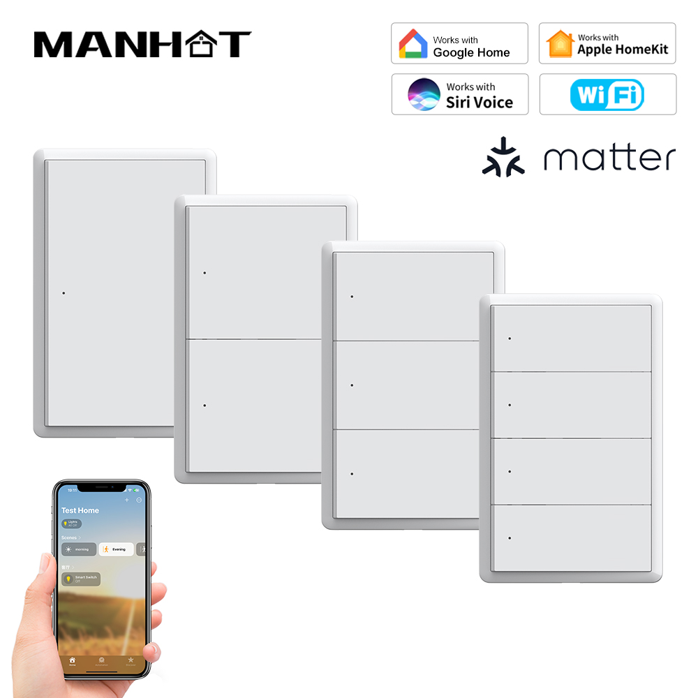 MANHOT Homekit WiFi Smart Swit - đánh giá và giá Smart Light Switch