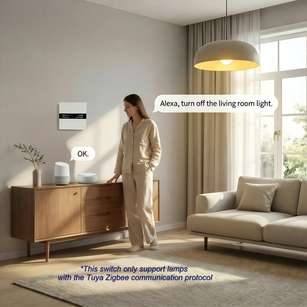 M8 Pro Zigbee Smart Switch Pan - đánh giá và giá Smart Home Hotel