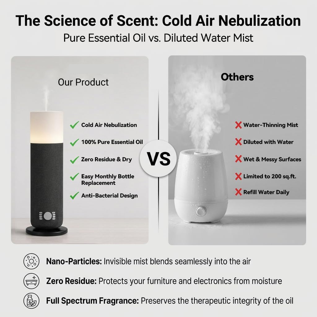 NAMSTE 120ML Tower Scent Diffu - đánh giá và giá Smart Home Fragrance Diffuser