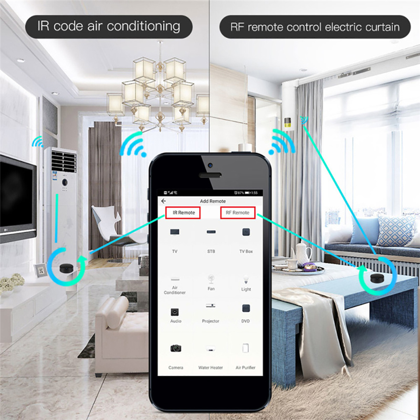 Tuya Smart RF IR Remote Contro - đánh giá và giá Smart Home Lg