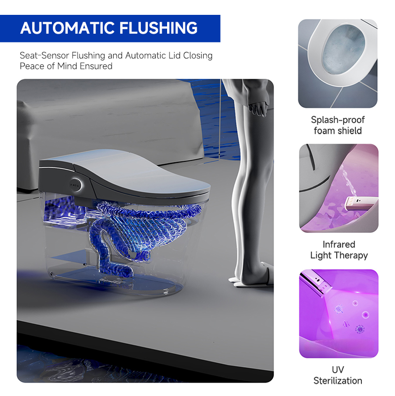 Luxury Square Smart Toilet Aut - đánh giá và giá Smart Home Hotel
