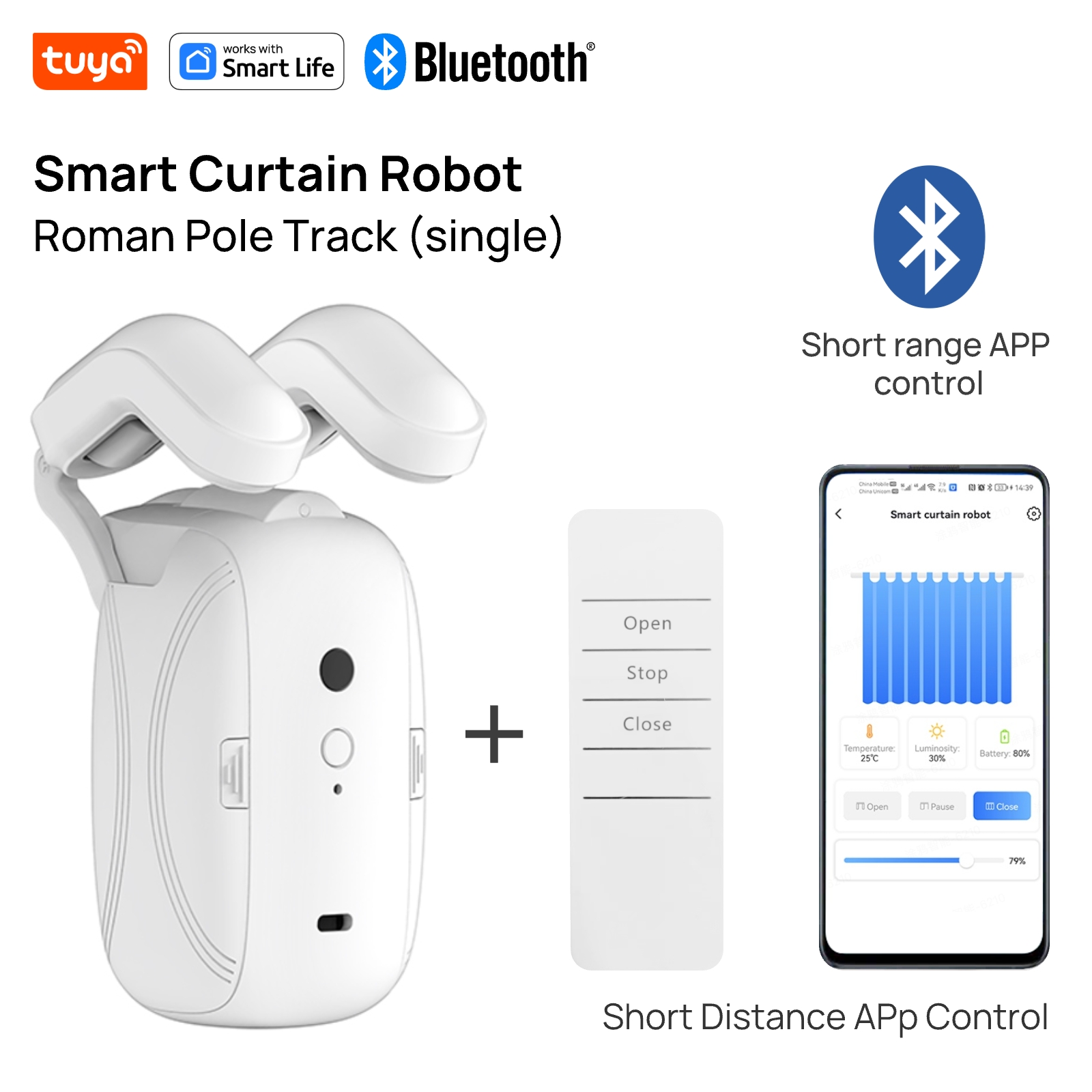 Tuya Smart Curtain Robot(Roman - đánh giá và giá Smart Curtain Robot