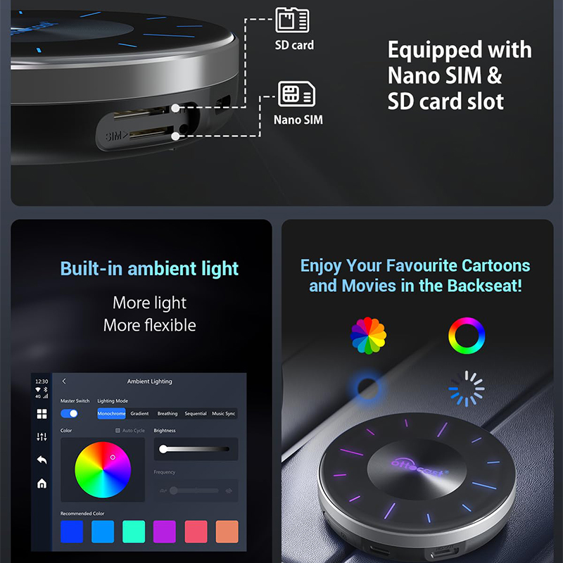 OTTOCAST P3 CarPlay AI Box Wir - đánh giá và giá Smart Home Orvibo