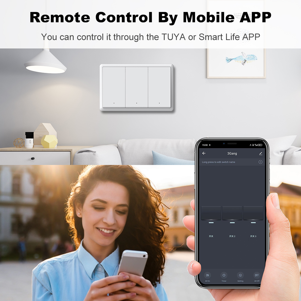 MANHOT ZigBee3.0 Smart Switch  - đánh giá và giá Smart Light Switch