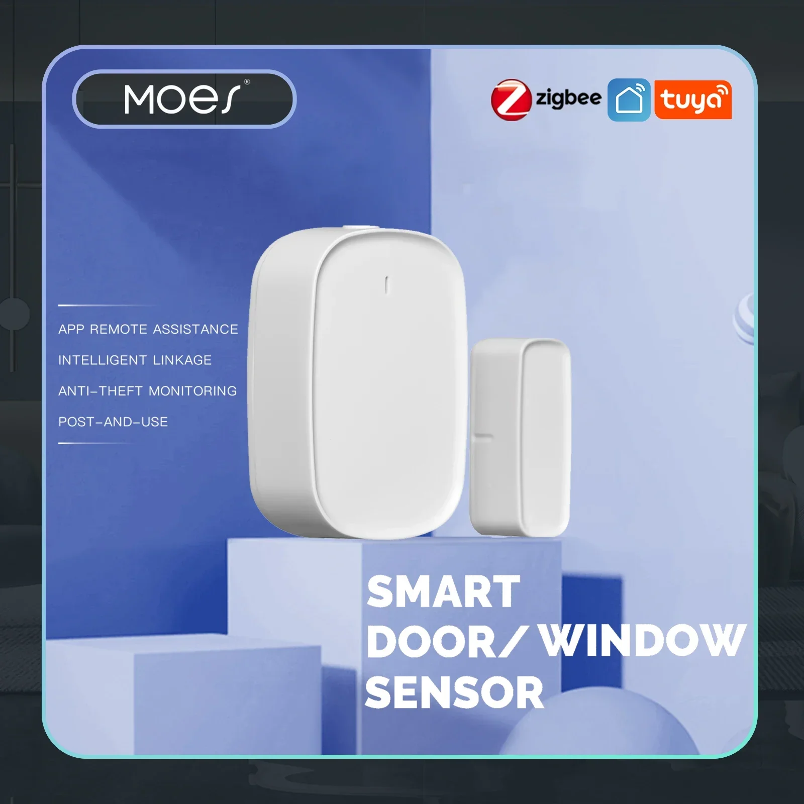 MOES Tuya ZigBee Cửa Sổ Thông  - đánh giá và giá Smart Home Orvibo