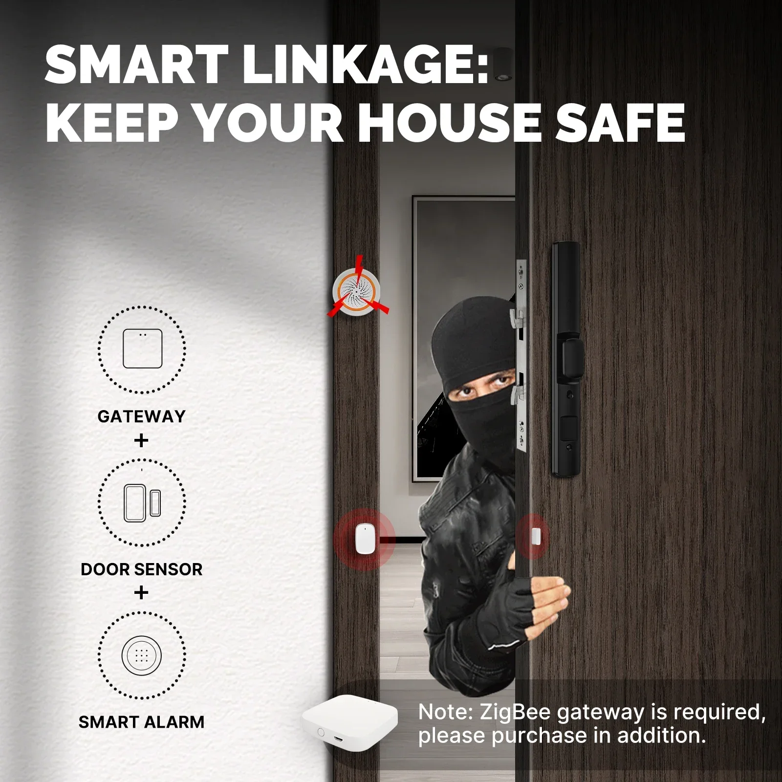 MOES Tuya ZigBee Cửa Sổ Thông  - đánh giá và giá Smart Home Orvibo
