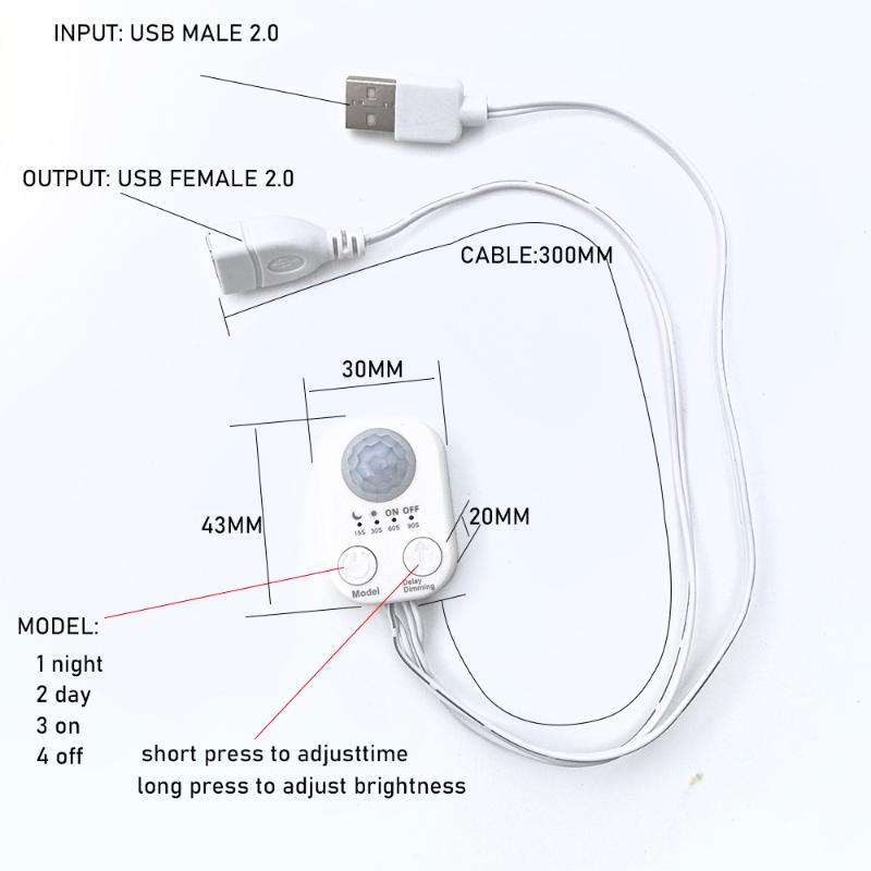 1Pcs DC 5V-24V USB PIR Human M - đánh giá và giá Pir Motion Sensor