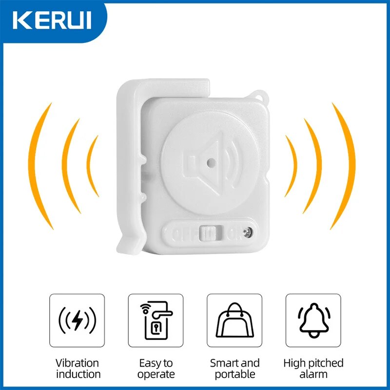 KERUI Wireless Vibration Alarm - đánh giá và giá Wireless Door Sensor