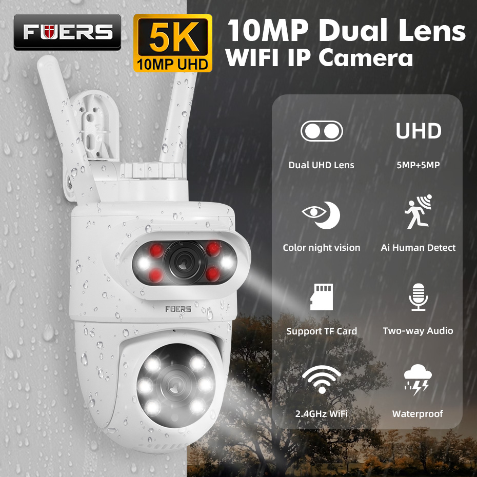 FUERS 5K 10MP Dual Lens IP Cam - đánh giá và giá Smart Home Camera Ezviz