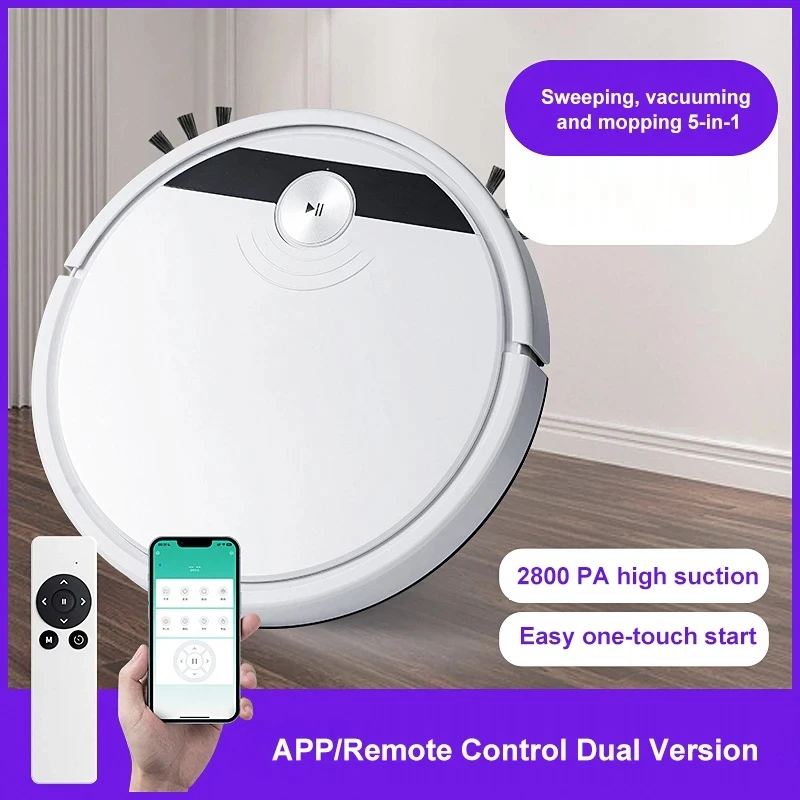 NEW 2800PA 3-in-1 RS800 With R - đánh giá và giá Vacuum Cleaner Smart Home